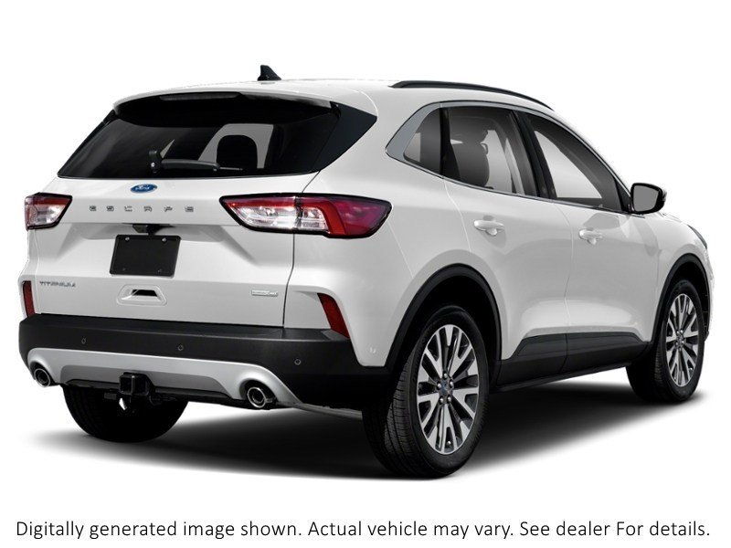2022 Ford Escape Titanium AWD Star White Metallic Tri-Coat  Shot 2