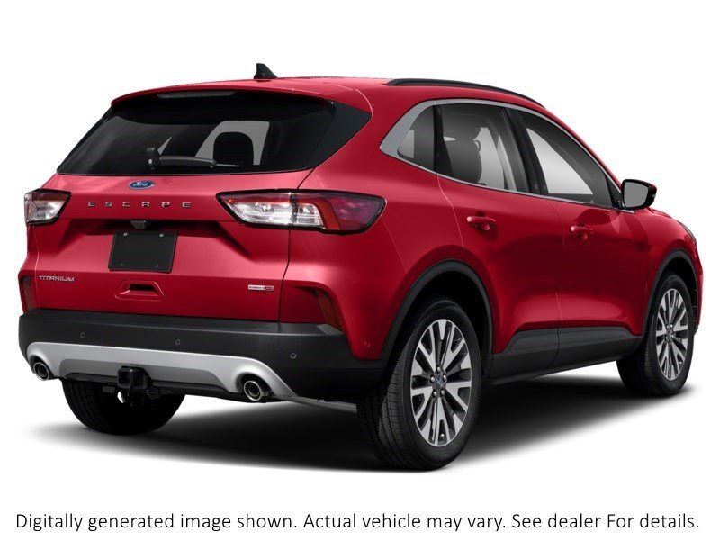 2021 Ford Escape Titanium Hybrid AWD Rapid Red Metallic Tinted Clearcoat  Shot 14
