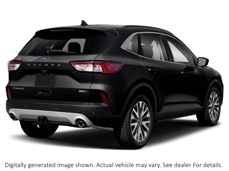2021 Ford Escape Titanium Hybrid AWD Agate Black Metallic  Shot 6
