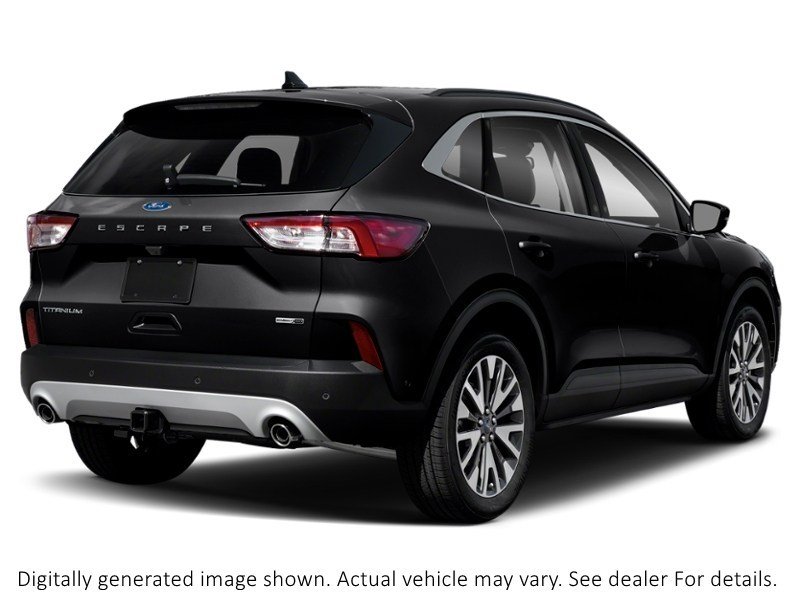 2021 Ford Escape Titanium Hybrid AWD Agate Black Metallic  Shot 2
