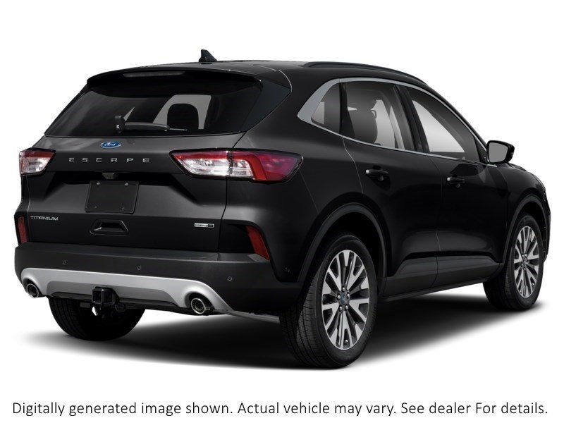 2021 Ford Escape Titanium Hybrid AWD Agate Black Metallic  Shot 30