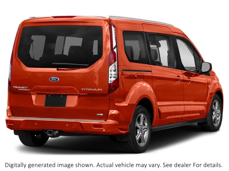 2022 Ford Transit Connect Titanium W/Dual Sliding Doors Sedona Orange Metallic  Shot 6