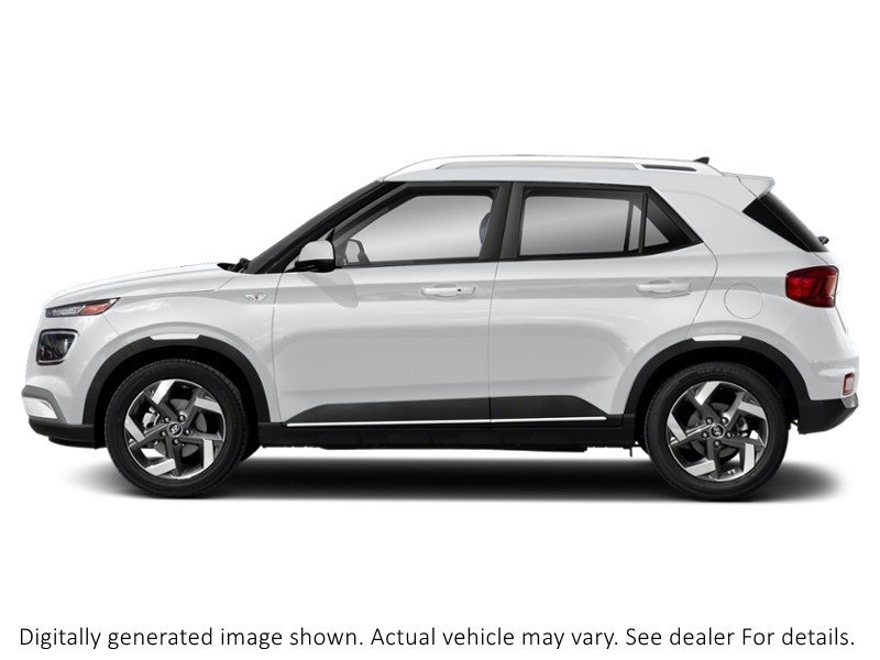 2022 Hyundai Venue Ultimate Ivt W/Black Interior Polar White  Shot 8