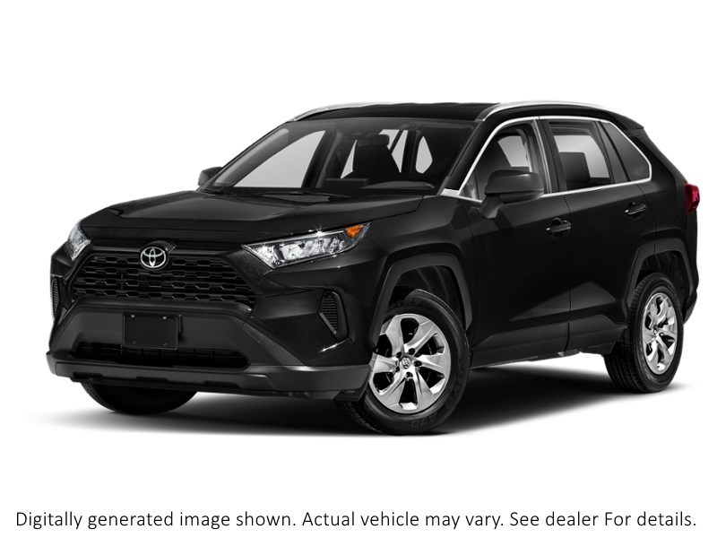 2021 Toyota Rav4 LE AWD Midnight Black Metallic  Shot 1