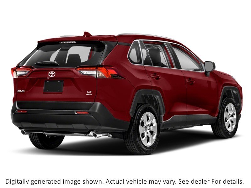 2020 Toyota Rav4 LE AWD Ruby Flare Pearl  Shot 6