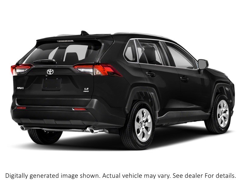 2022 Toyota Rav4 LE AWD Midnight Black Metallic  Shot 19