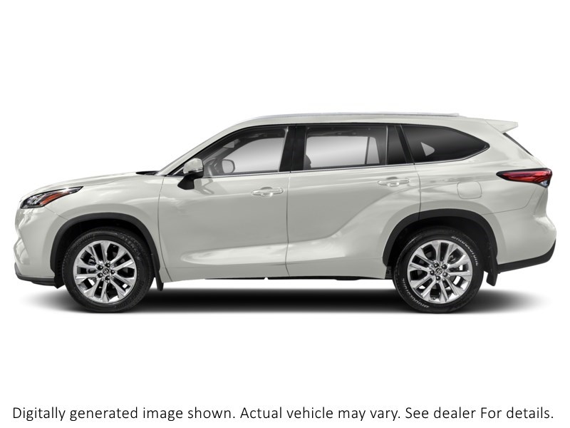2021 Toyota Highlander Limited AWD Blizzard Pearl  Shot 3