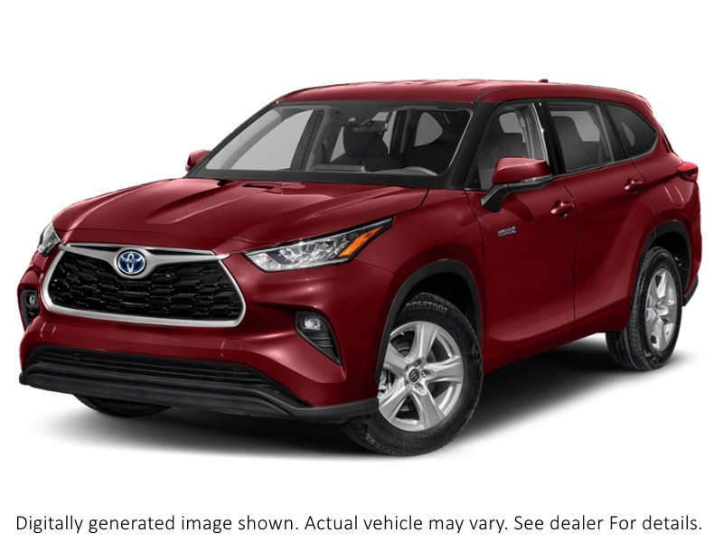 2022 Toyota Highlander Hybrid Hybrid XLE AWD Ruby Flare Pearl  Shot 14