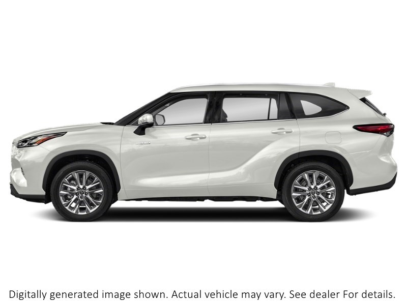 2021 Toyota Highlander Hybrid Hybrid Limited AWD Blizzard Pearl  Shot 5