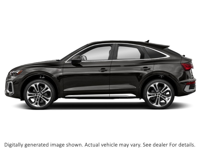 2021 Audi Q5 Sportback Progressiv 45 Tfsi Quattro Mythos Black Metallic  Shot 3