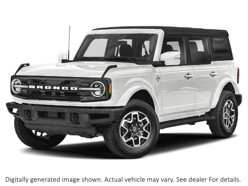 2022 Ford Bronco Outer Banks | 4X4 | 2.3L |Lux Pkg |Hard Tp|Leather Oxford White  Shot 4