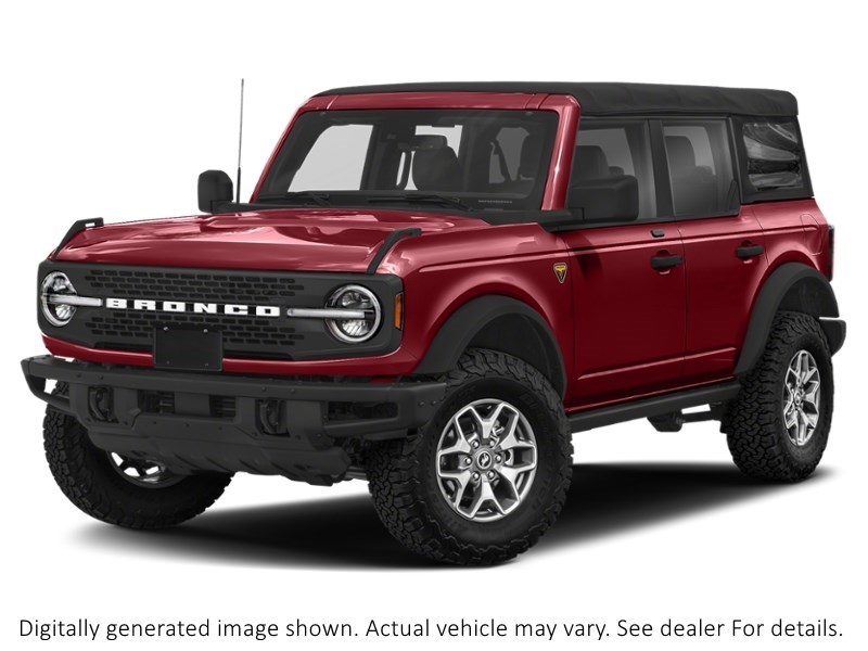 2021 Ford Bronco Badlands 4 Door Advanced 4X4 Rapid Red Metallic Tinted Clearcoat  Shot 7