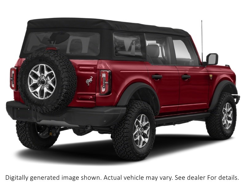 2021 Ford Bronco Badlands 4 Door Advanced 4X4 Rapid Red Metallic Tinted Clearcoat  Shot 8