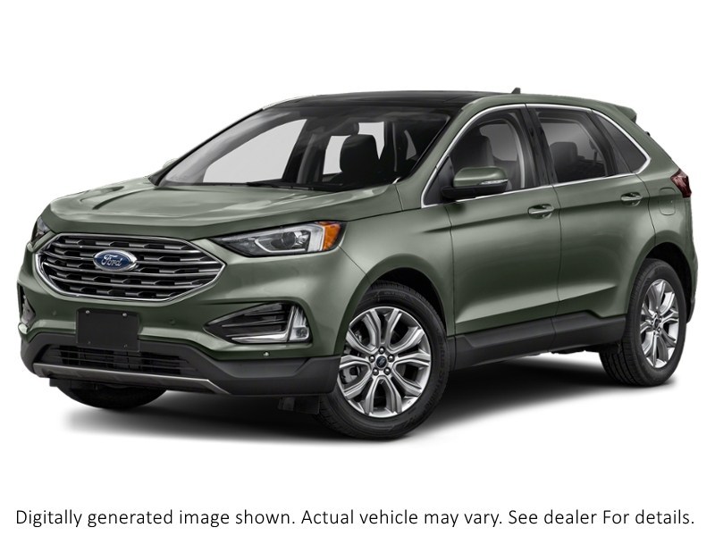 2022 Ford Edge Titanium AWD Forged Green Metallic  Shot 34