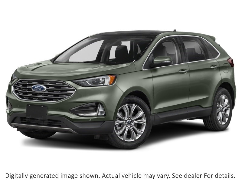 2022 Ford Edge Titanium AWD Forged Green Metallic  Shot 31