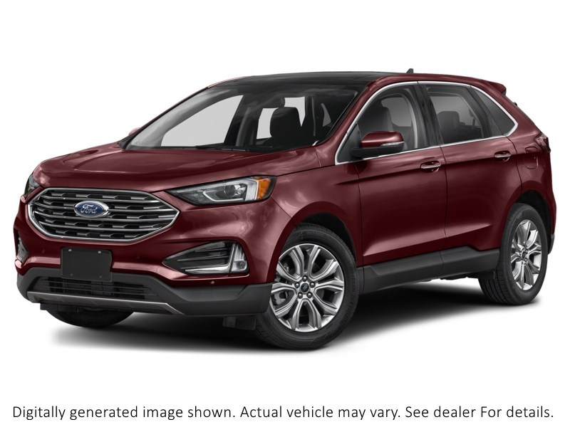 2022 Ford Edge Titanium AWD Burgundy Velvet Metallic Tinted Clearcoat  Shot 37