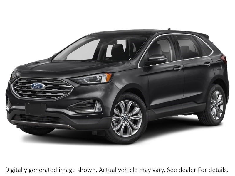 2022 Ford Edge Titanium AWD Agate Black Metallic  Shot 47