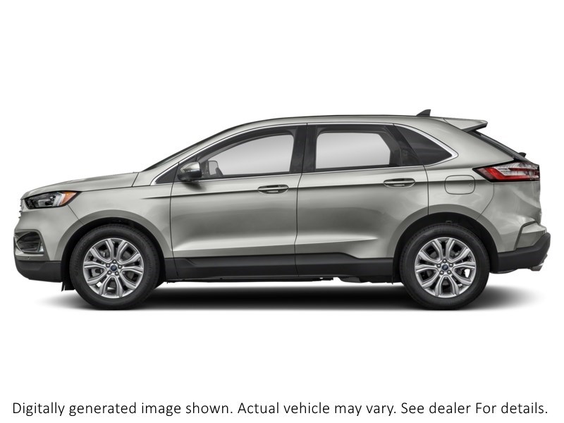 2022 Ford Edge Titanium AWD Iconic Silver Metallic  Shot 3