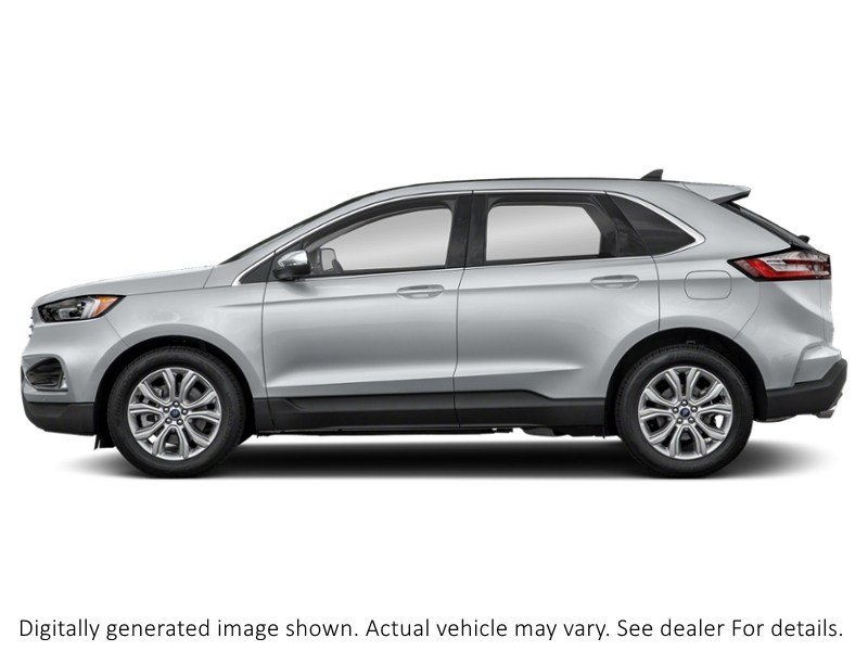 2022 Ford Edge Titanium AWD Iconic Silver Metallic  Shot 3
