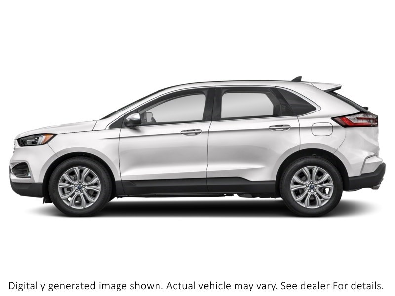 2022 Ford Edge Titanium AWD Star White Metallic Tri-Coat  Shot 9