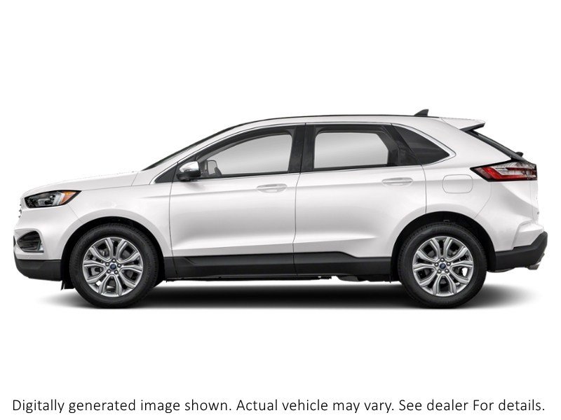 2022 Ford Edge Titanium AWD Star White Metallic Tri-Coat  Shot 3