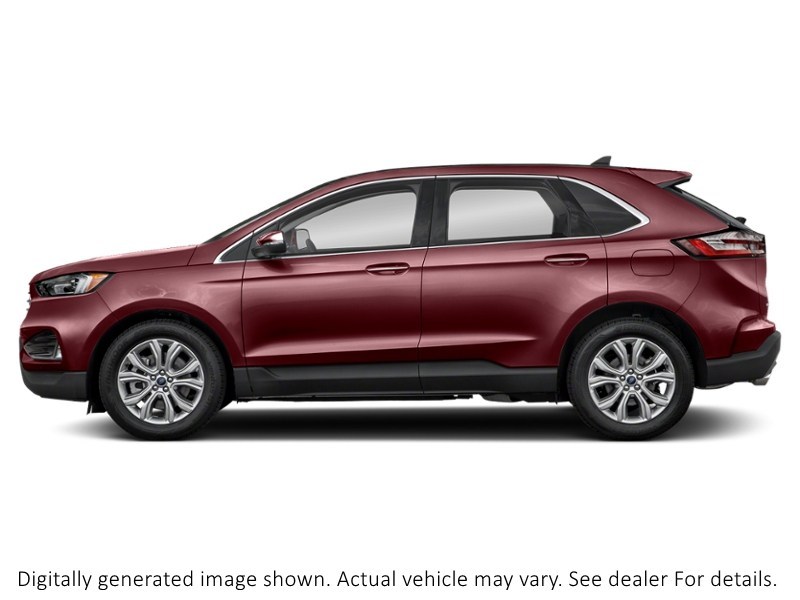 2022 Ford Edge Titanium AWD Burgundy Velvet Metallic Tinted Clearcoat  Shot 41