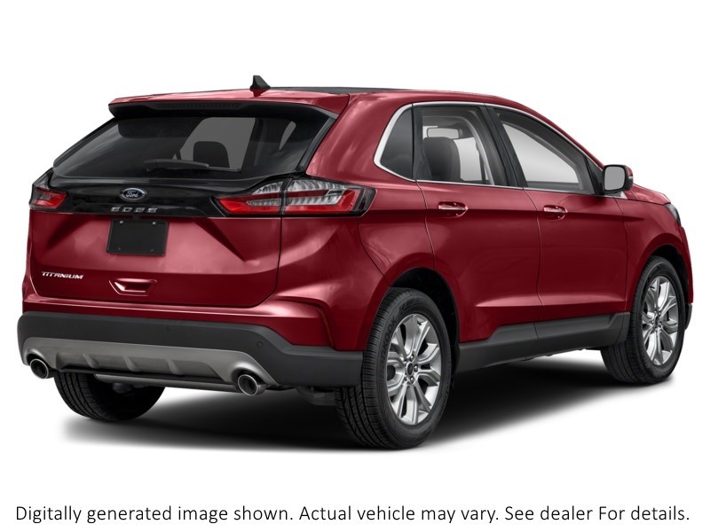 2022 Ford Edge Titanium AWD Rapid Red Metallic Tinted Clearcoat  Shot 30