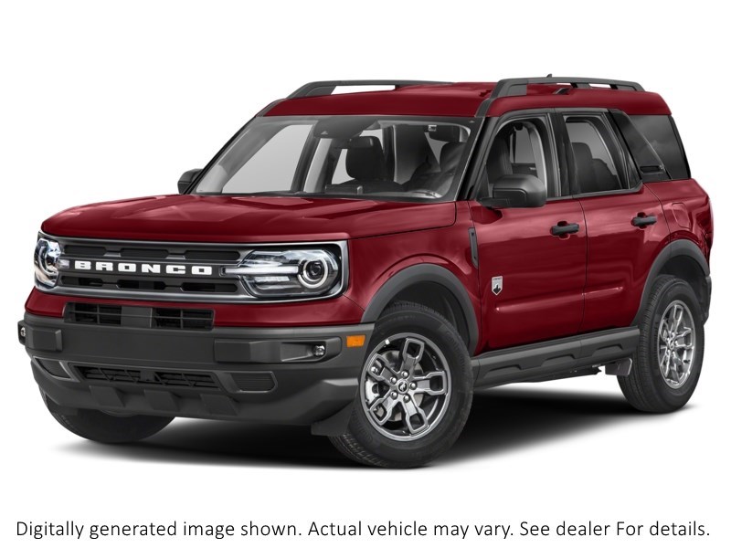 2021 Ford Bronco Sport Big Bend 4X4 Rapid Red Metallic Tinted Clearcoat  Shot 10