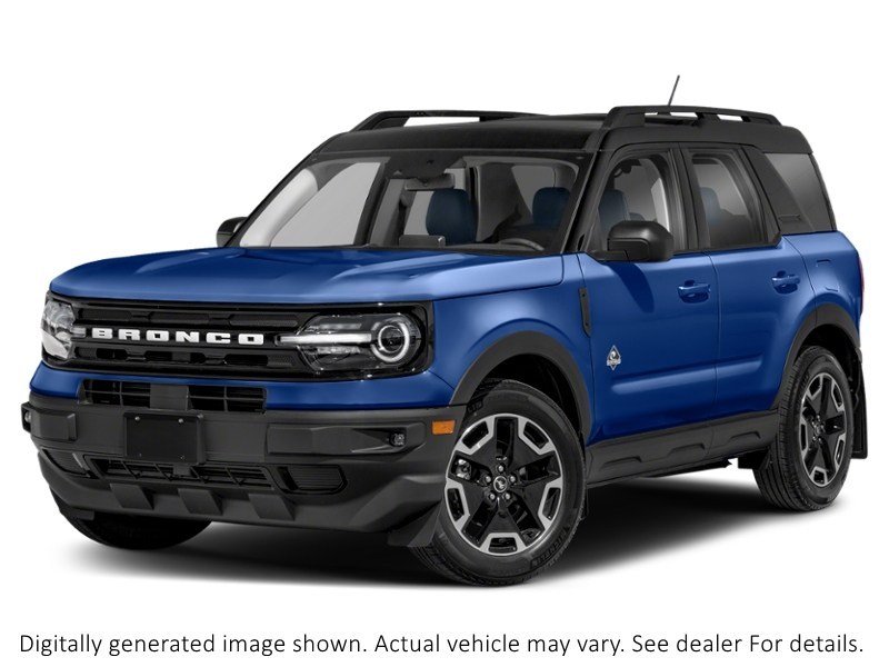 2024 Ford Bronco Sport Outer Banks 4X4 Atlas Blue Metallic  Shot 2