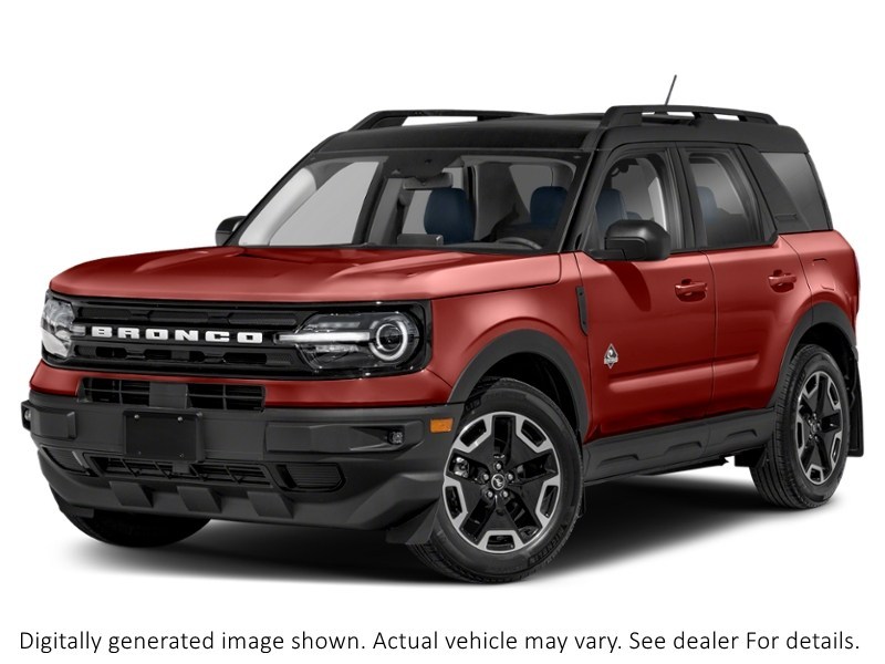 2024 Ford Bronco Sport Outer Banks 4X4 Hot Pepper Red Metallic Tinted Clearcoat  Shot 11