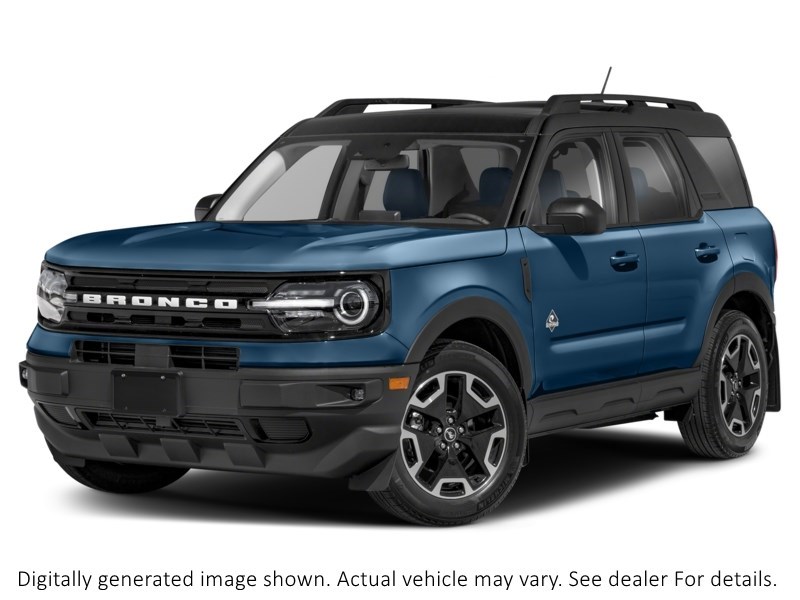 2022 Ford Bronco Sport Outer Banks 4X4 Alto Blue Metallic Tinted Clearcoat  Shot 38
