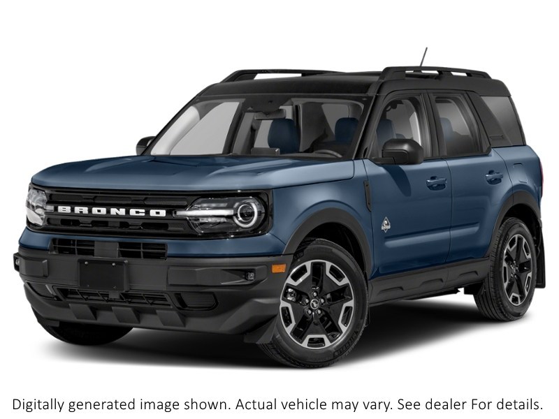 2024 Ford Bronco Sport Outer Banks 4X4 Azure Grey Metallic Tri-Coat  Shot 39