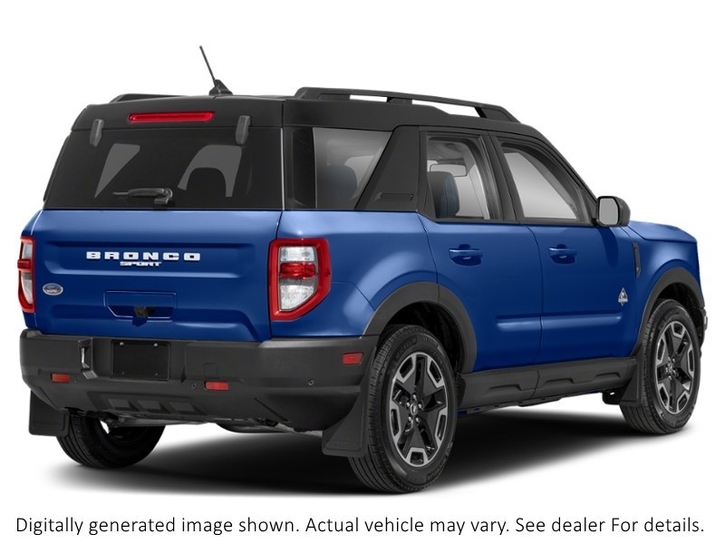 2024 Ford Bronco Sport Outer Banks 4X4 Atlas Blue Metallic  Shot 3