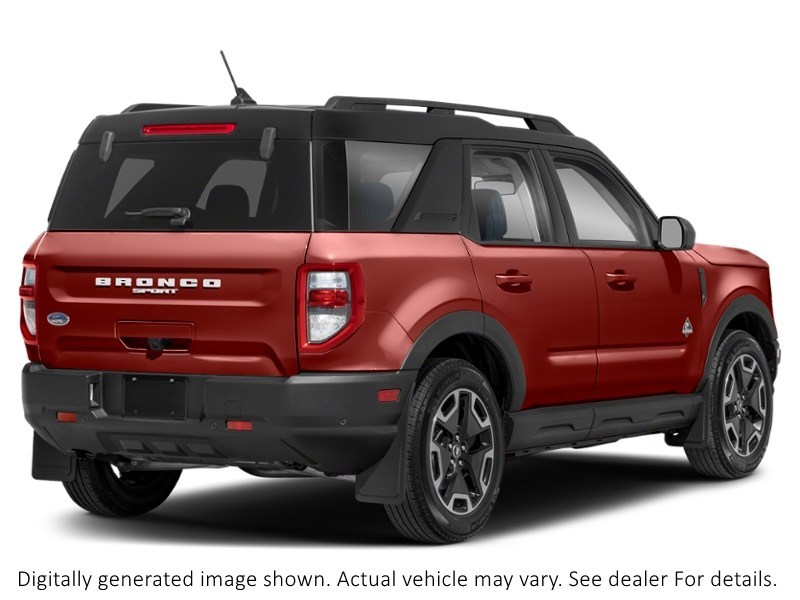 2024 Ford Bronco Sport Outer Banks 4X4 Hot Pepper Red Metallic Tinted Clearcoat  Shot 9