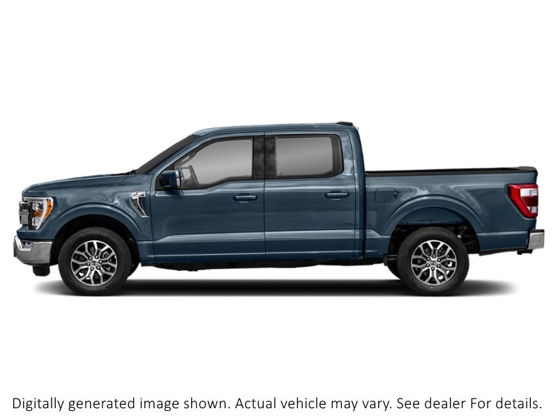 2022 Ford F-150 Lariat 4WD Supercrew 5.5' Box Antimatter Blue Metallic  Shot 23