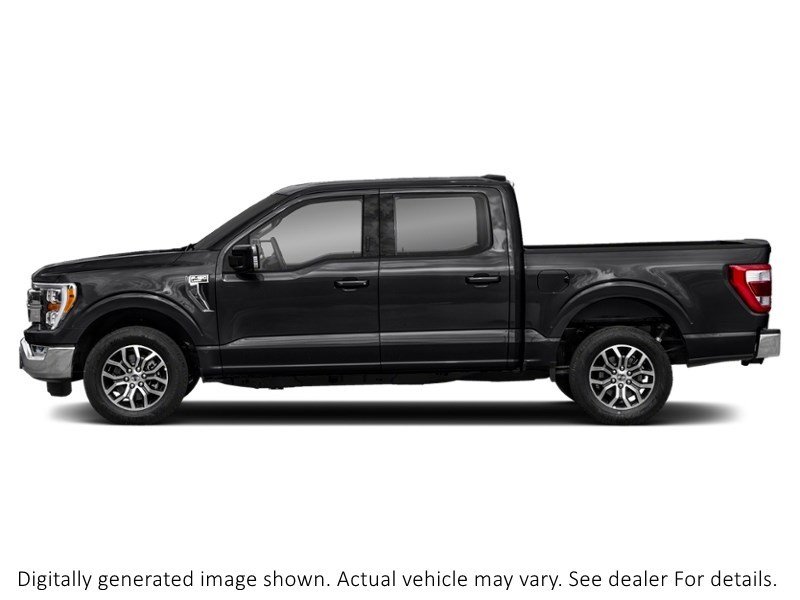 2021 Ford F-150 Lariat 4WD Supercrew 5.5' Box Agate Black Metallic  Shot 3