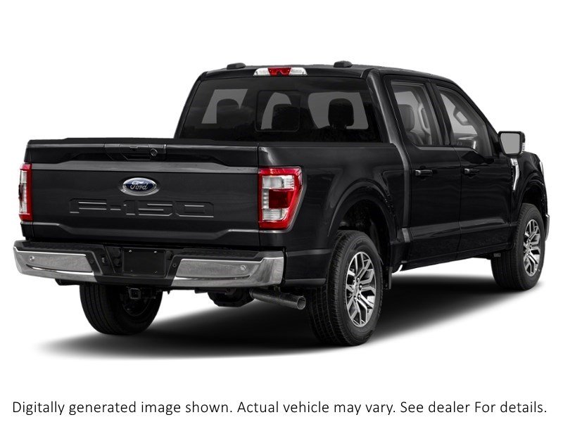 2021 Ford F-150 Lariat 4WD Supercrew 5.5' Box Agate Black Metallic  Shot 2