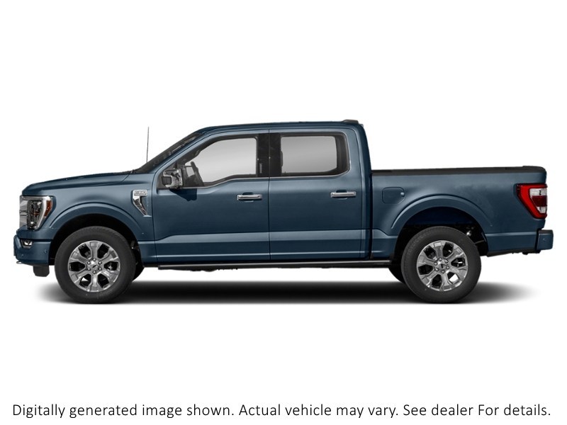 2023 Ford F-150 Platinum 4WD Supercrew 5.5' Box Antimatter Blue Metallic  Shot 21