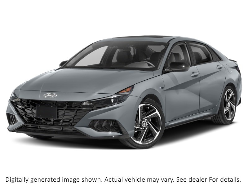 2021 Hyundai Elantra N Line DCT Amazon Grey  Shot 7