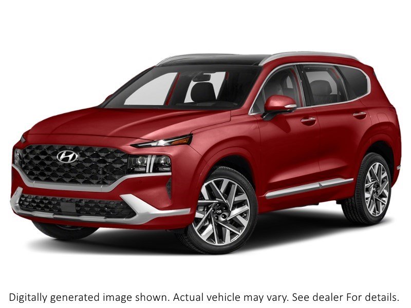 2022 Hyundai Santa Fe Ultimate Calligraphy AWD Flame Red  Shot 1