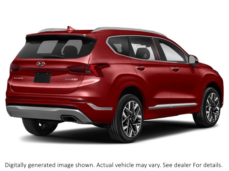 2022 Hyundai Santa Fe Ultimate Calligraphy AWD Flame Red  Shot 2