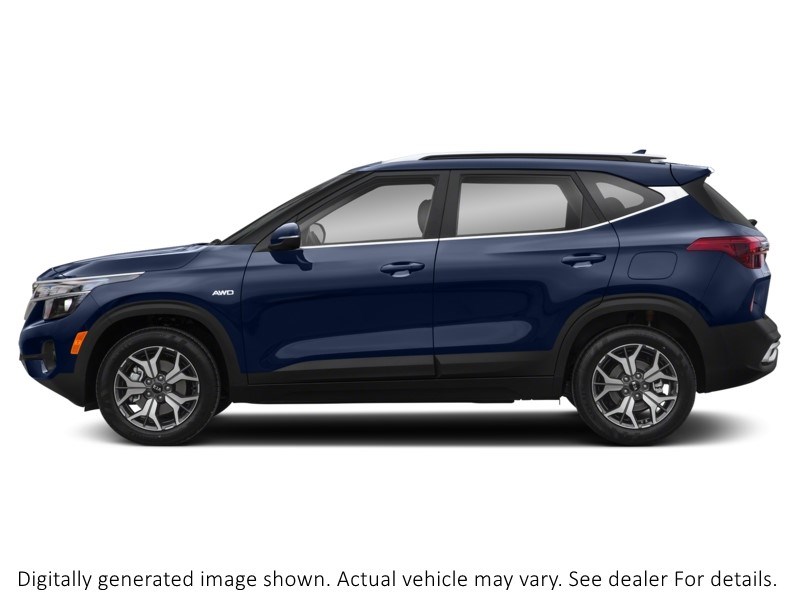 2021 Kia Seltos EX AWD Dark Ocean Blue  Shot 3