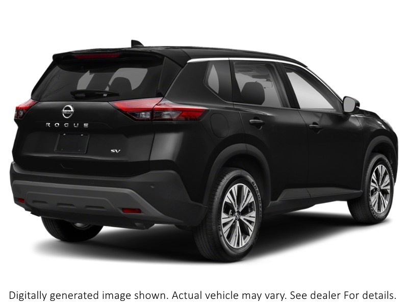 2023 Nissan Rogue AWD SV Moonroof Super Black  Shot 4