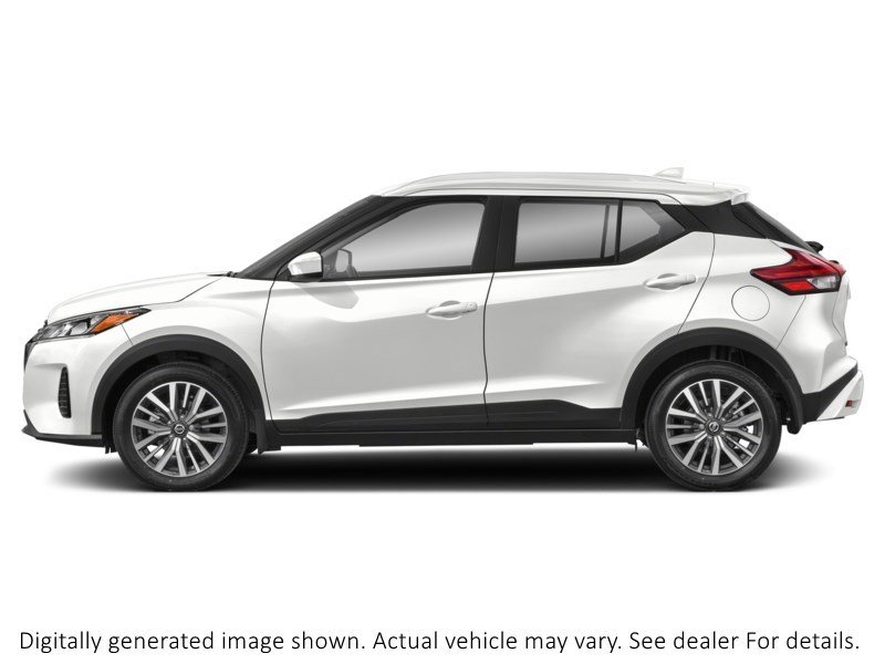 2021 Nissan Kicks SV FWD Aspen White TriCoat  Shot 3