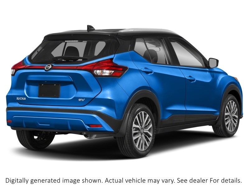 2021 Nissan Kicks SV FWD Electric Blue Metallic/Super Black  Shot 40