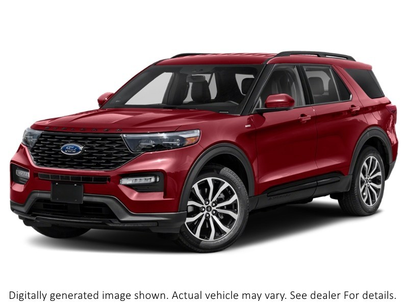 2022 Ford Explorer St-Line 4WD Rapid Red Metallic Tinted Clearcoat  Shot 28