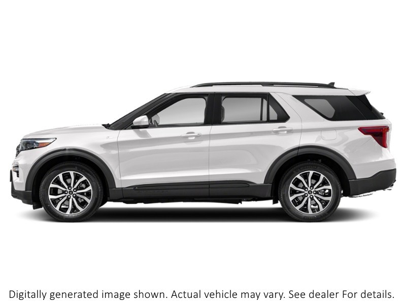 2022 Ford Explorer St-Line 4WD Star White Metallic Tri-Coat  Shot 11