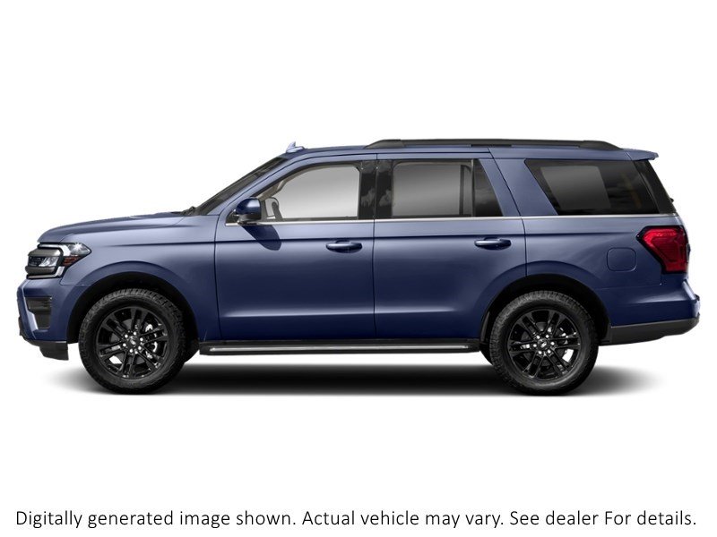 2023 Ford Expedition XLT 4X4 Infinite Blue Metallic Tinted Clearcoat  Shot 3