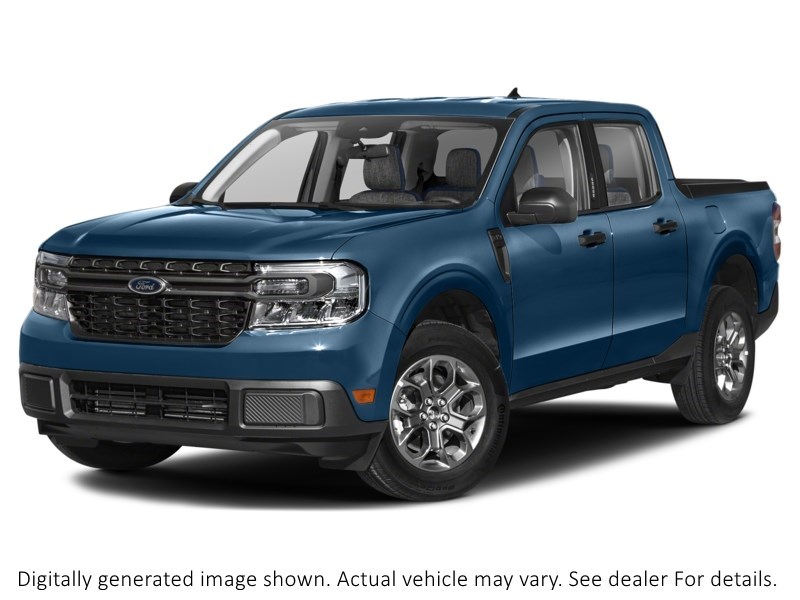 2023 Ford Maverick XLT AWD Supercrew Alto Blue Metallic Tinted Clearcoat  Shot 25