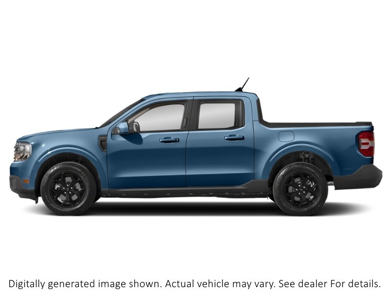 2023 Ford Maverick Lariat AWD Supercrew Alto Blue Metallic Tinted Clearcoat  Shot 3